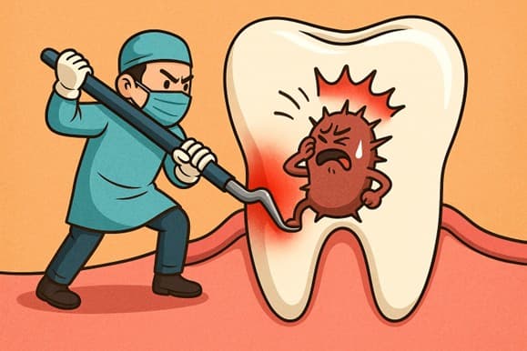 swollen gum pain
